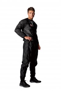 Sauna suit unisexe noir BJ-010-B body sculpture