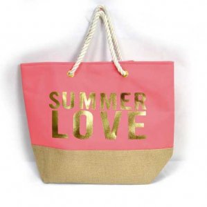 SAC DE PLAGE SUMMER LOVE PINK COCOVERY19