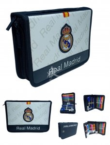 Trousse avec fournitures scolaires complètes - Real Madrid