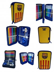 Trousse avec fournitures scolaires complètes - Real Madrid