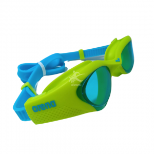 Lunette de natation Arena Junior 6 - 12 ans  - Light Lime Blue